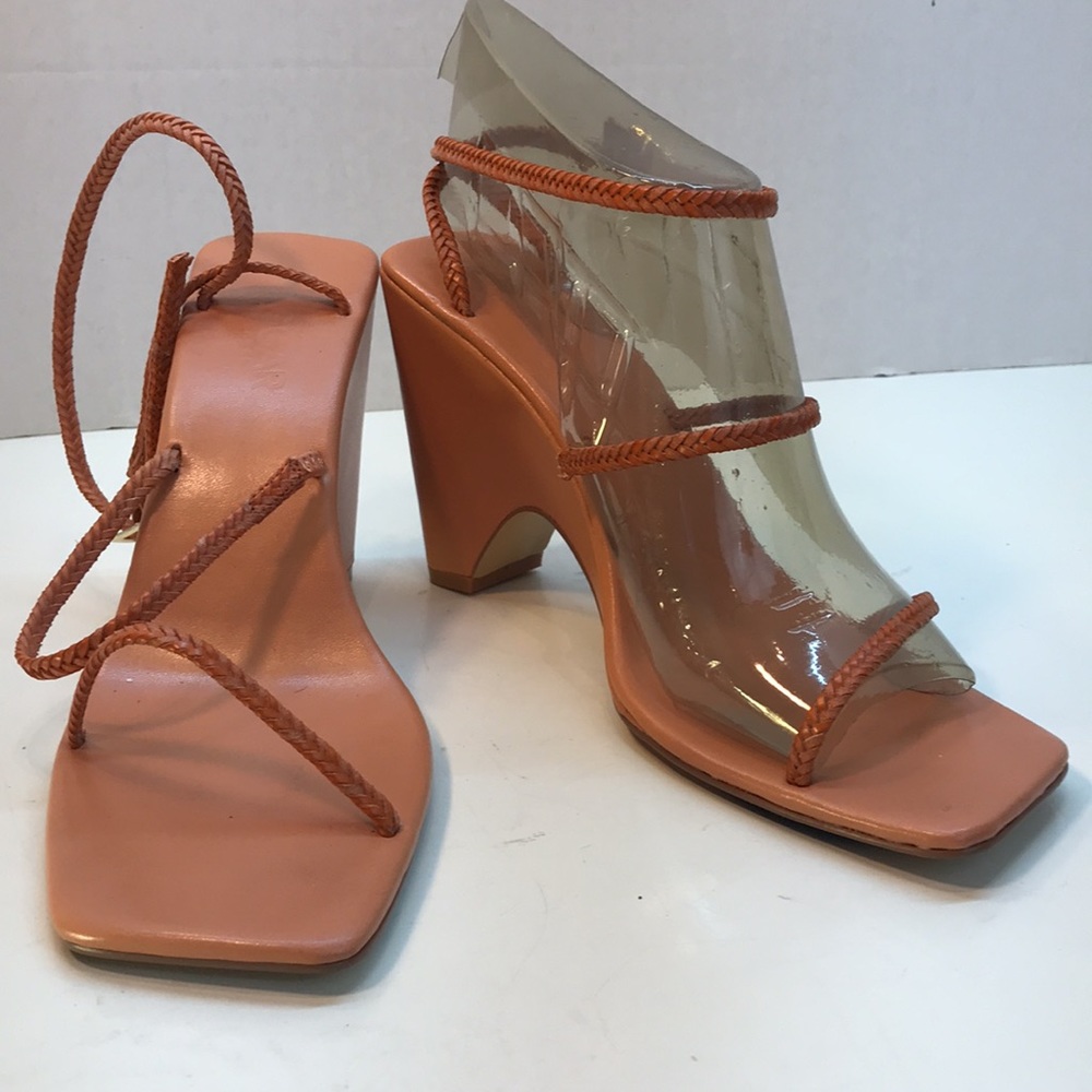 Jaggar The Label Orange Wedge Sandal Size40 (US 9)